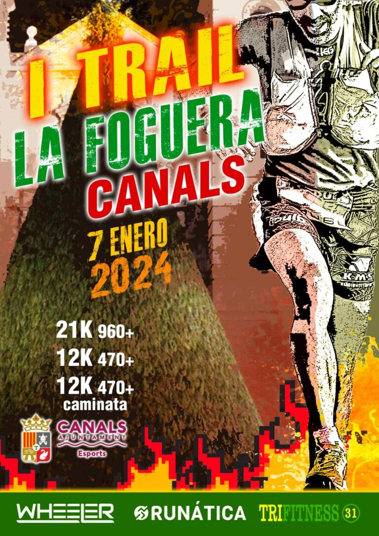 Trail La Foguera Canals cartel 768x1086