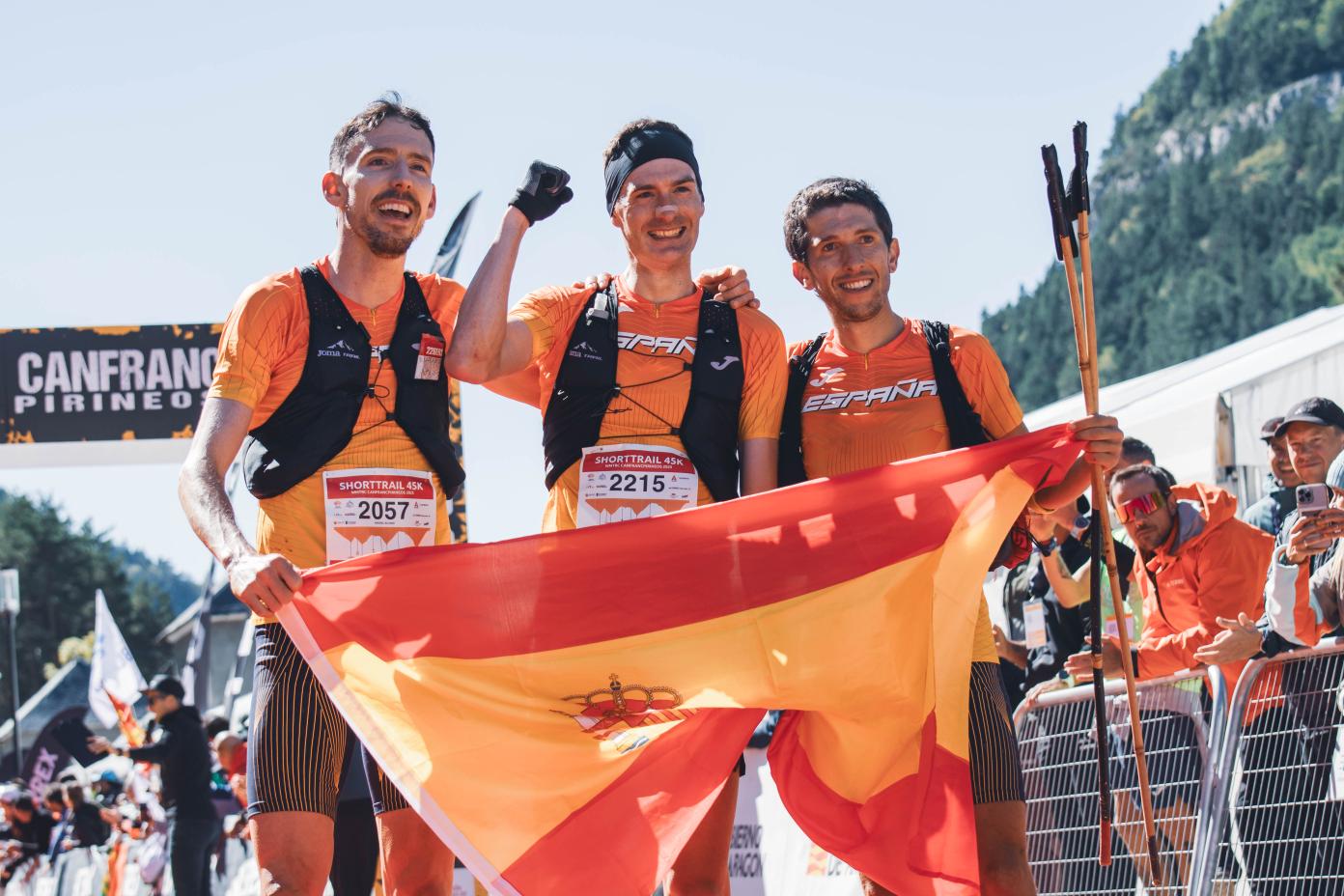 España conquista Canfranc: oro masculino y plata femenina en el Short Trail 45K
